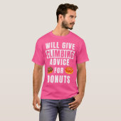 Climbing Advice For Donuts Climber Bouldering Funn Tシャツ (正面フル)
