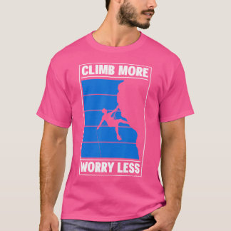 Climbing Bouldering Climber Mountain Climber Rock  Tシャツ