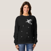 Climbing Gecko Crested Gecko Reptile Lizard Pet スウェットシャツ (正面フル)