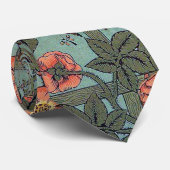 Climbing Rose & Small Bird, William Morris ネクタイ (ロール)