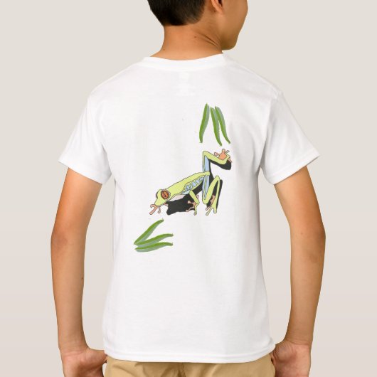 Climbing Tree Frog Tシャツ (裏面)