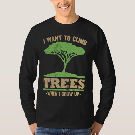 Climbing Tree Surgeons Aspirations Graphic Tシャツ (正面)