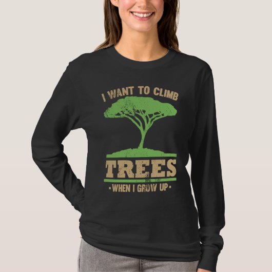 Climbing Tree Surgeons Aspirations Graphic Tシャツ (正面)