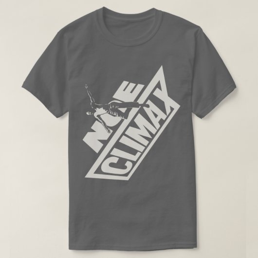 CLIMMAXガスパールノーホワイト Tシャツ (デザイン正面)