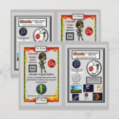 Climvohx Presents Copernicium Trading Card ポストカード (正面/裏面)