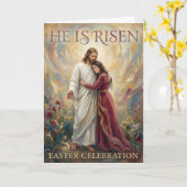 Clinging to the Risen One Easter Card カード (黄色い花)