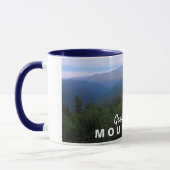 Clingmanのドームからの美しい日の出 マグカップ (左)