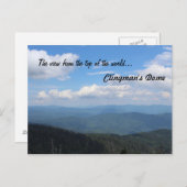 Clingmanのドームの郵便はがき ポストカード (正面/裏面)