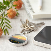 Clingmanのドーム-素晴らしい煙山の日の出 キーホルダー (側面)