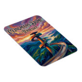 Clingmans Dome Tennessee マグネット (右側)