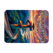 Clingmans Dome Tennessee マグネット (横)