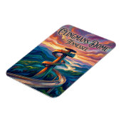 Clingmans Dome Tennessee マグネット (左側)