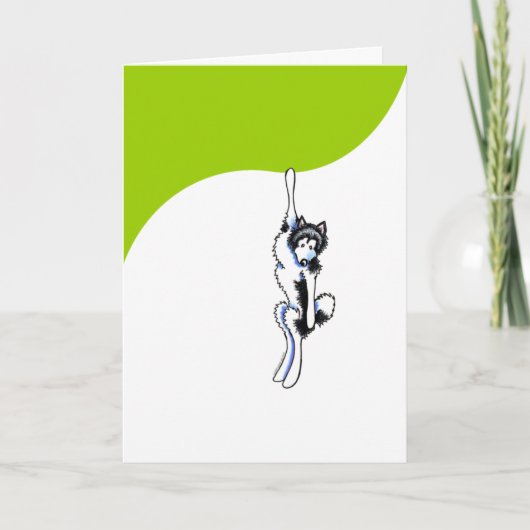 Clingyアラスカンマラミュート カード (正面)