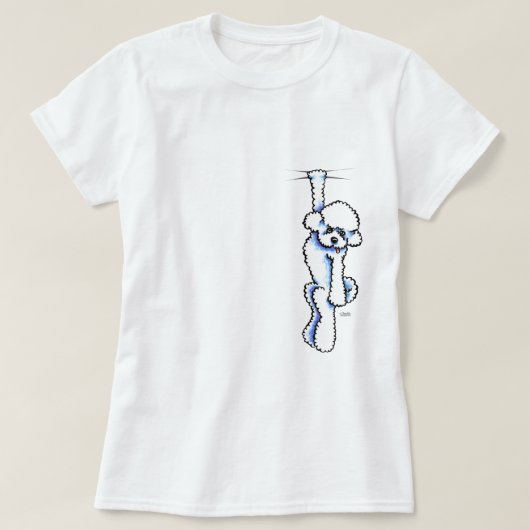 Clingy Bichon Frise Tシャツ (デザイン正面)