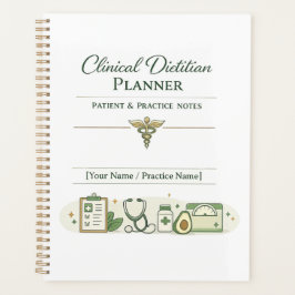 Clinical Dietitian Planner Patient &Practice Notes プランナー手帳