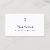 Clinical Esthetician Minimal Elegant 名刺 (正面)
