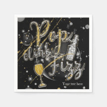 CLINK FIZZポップ・アートのシャンパンバブルパーティーお祝い