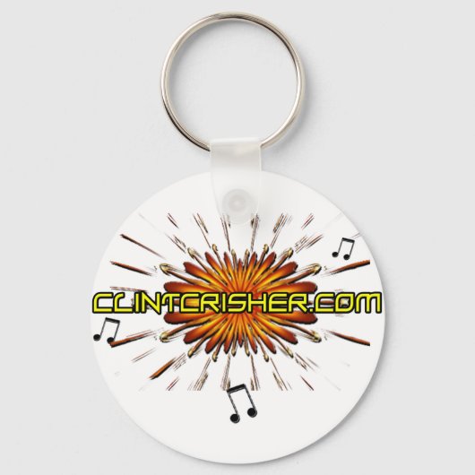 ClintCrisher.com キーホルダー (正面)