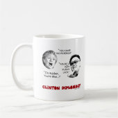 clintondiplomacy3 コーヒーマグカップ (左)