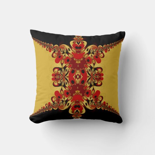 CLIO ：フラクタルレースモダンクッション/枕 クッション (正面)