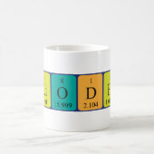 Cliodna定期テーブル名mag コーヒーマグカップ (中央)