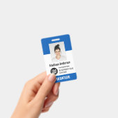 ClipまたはLanyard付きのボランティアフォトIDバッジ バッジ (手持ち)