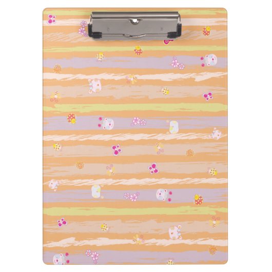 Clipboard – Baby Joy & Creatures Pastel Animal  クリップボード (正面)