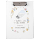 Clipboard chrétien – « Tu es le sel de la terre »  クリップボード (正面)