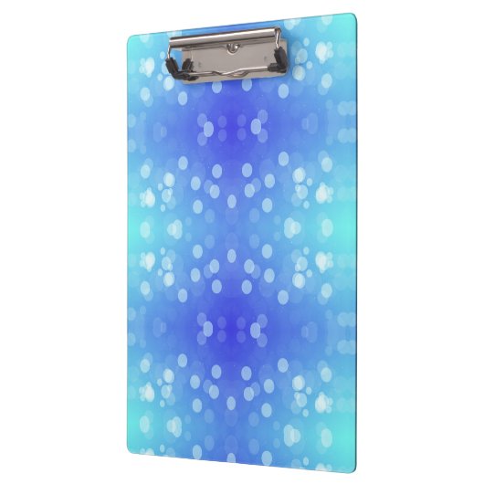 clipboard featuring a blue and teal bokeh pattern  クリップボード (左)