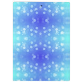 clipboard featuring a blue and teal bokeh pattern  クリップボード (裏面)