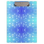 clipboard featuring a blue and teal bokeh pattern  クリップボード (正面)
