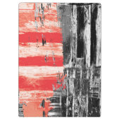 Clipboard – Red Pulse Abstract Design クリップボード (裏面)