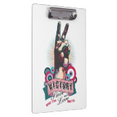 Clipboard – Victory Peace & Love Pop-Art Design クリップボード (右)