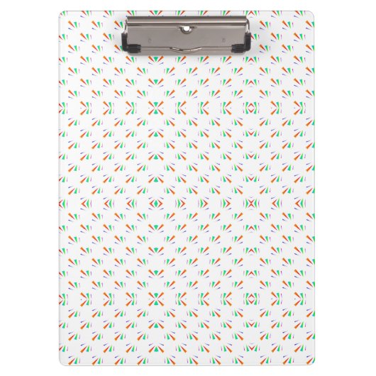 clipboard with a repeating pattern クリップボード (正面)