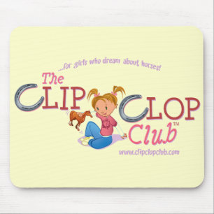 ClipClopClubのロゴのmousepad マウスパッド