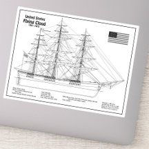 Clipper Ship 飛んでいる Cloud - Ship Blueprint BD
