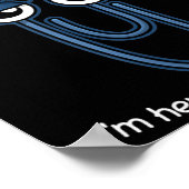 Clippy Paper Clip Funny Meme Page Note Sarcastic ポスター (角)