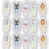 Clips anime and japanese cartoons シール (正面)