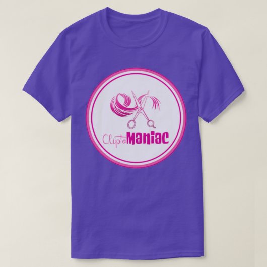 CliptoMANIAC Pink on Pink Tシャツ (デザイン正面)