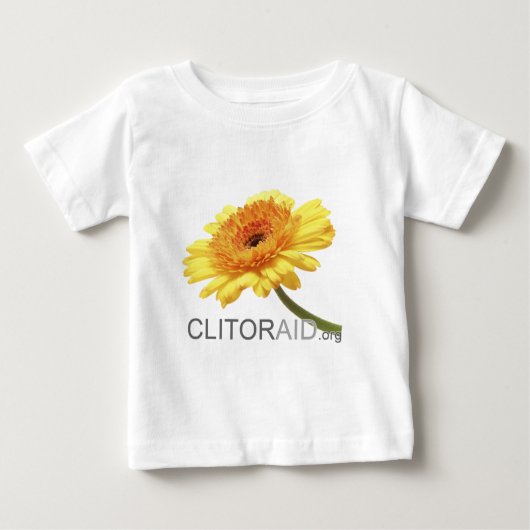 Clitoraid.org ベビーTシャツ (正面)