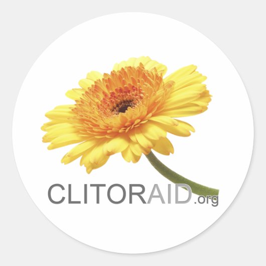 Clitoraid.org ラウンドシール (正面)