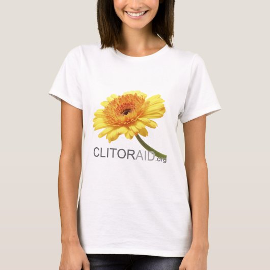 Clitoraid.org Tシャツ (正面)