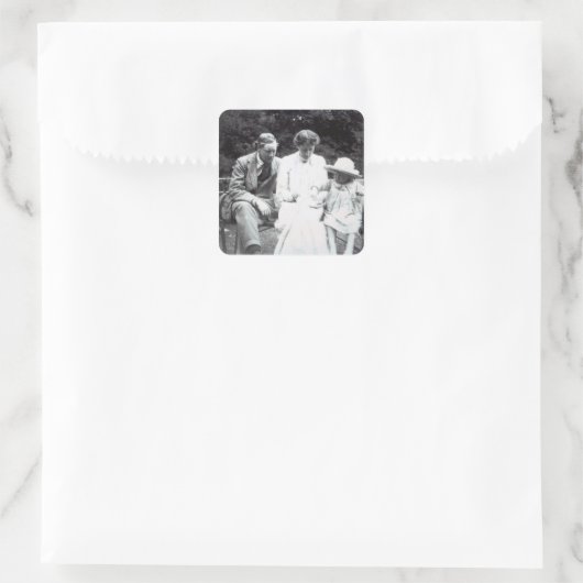 CliveおよびジュリアンのBell 1910年が付いているヴァージニアWoolf スクエアシール (バッグ)