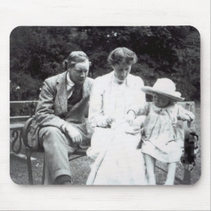 CliveおよびジュリアンのBell 1910年が付いているヴァージニアWoolf マウスパッド