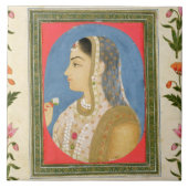 Cliveの小さいアルバからの気高い女性のポートレート、 タイル (正面)