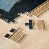 Cliveの小さいアルバムからの花を、握っている女性 ジグソーパズル (側面)