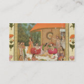 Cliveの小さいアルバムから、楽しんでいる女性 名刺 (裏面)