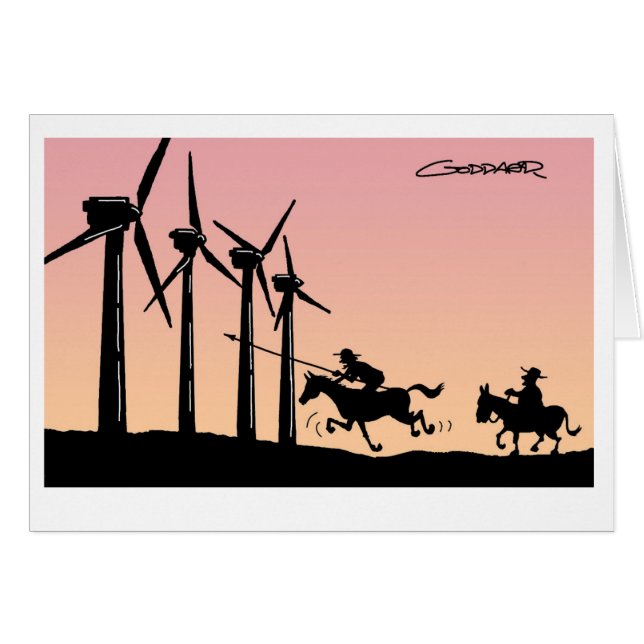 Clive Goddardおもしろい著Cartoon Card (正面横)