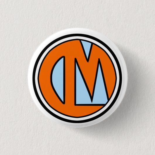 CLMボタン 缶バッジ (正面)