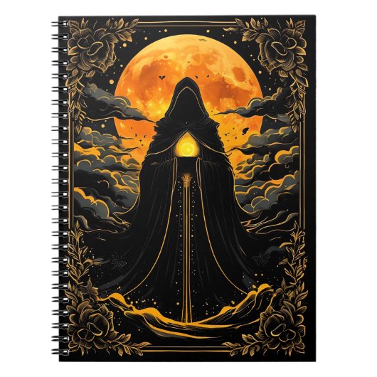 Cloaked By The Moon ノートブック (正面)
